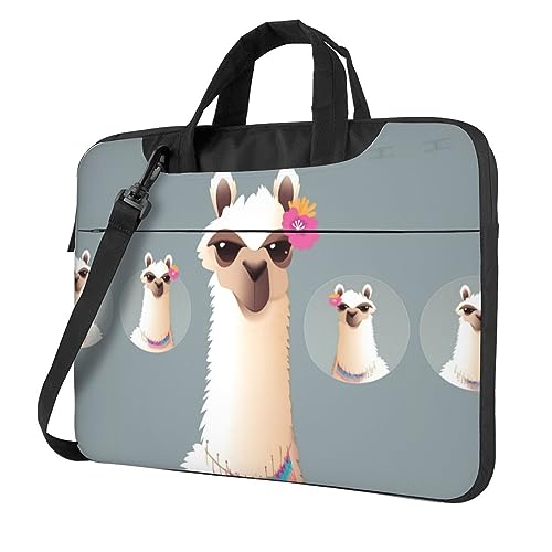 Sac ordinateur lama grande capacité : sacoche bandoulière pratique