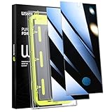 WSKEN Samsung Galaxy S24 Ultraプライバシースクリーンプロテクター、24度 [自動ほこり除去] [指紋ロック解除サポート] フルカバーHD強化ガラスフィルム ダストクリーン取り付けハウス付き 2枚パック