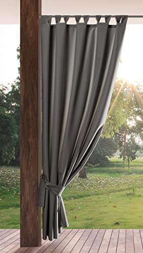 Tende Per Gazebo Da Esterno Impermeabili 4 Pannelli 3x3 M Con Cerniere - Pareti Laterali Per Privacy, Grigie