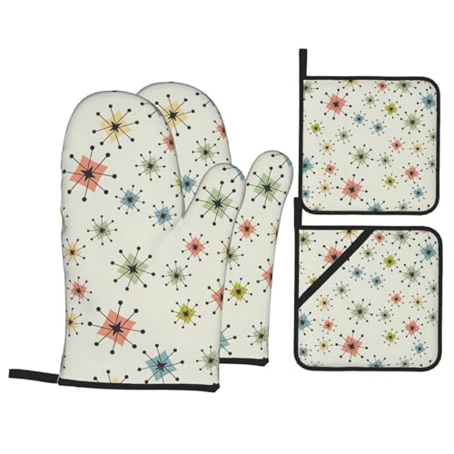 Ustensiles de cuisson au motif géométrique abstrait pour micro-ondes