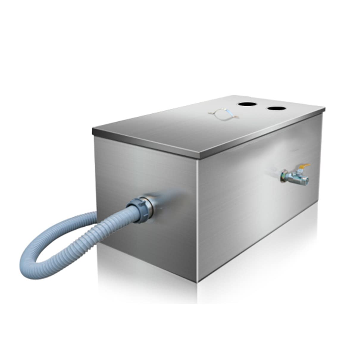 Ingrassatore commerciale in acciaio inox, intercettatore sotto il lavello per cucina e ristoranti, mantiene i tubi puliti e igienici, filtro grasso per rifiuti di ristorazione