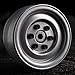 Gmade 70182 1.9 SR03 Beadlock Wheels (Semigloss Silver) (2) Toy