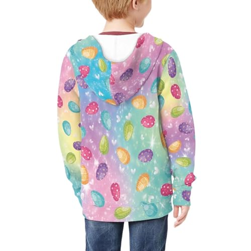 Xoenoiee Kids Casual Sweatshirt Zip up Hooded Sports Jacket with Pocket Boys Girls Teens Athletic Hoodie Outwear4