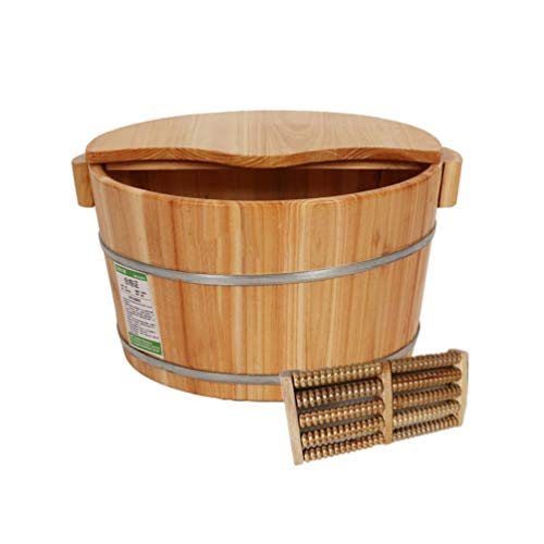Cubeta de Madera para Spa de Pies y Masaje Relax en Casa