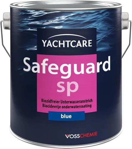 Yachtcare Safeguard SP 2,5L- Blue - Biozidfreier Unterwasseranstrich für Segel- und Motorboote - Bewuchsschutz für GFK Boote