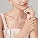 Imrsanl Cremation Jewelry for Ashes - Lotus Flower Ashes Pendant Necklace with Mini Keepsake Urn Memorial Ash Jewelry (Rose Gold)