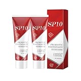 SP-10 Probiotic Whitening Pasta Dentífrica para Blanquear los Dientes y Aliento Fresco,Teeth Whitening Foam Toothpaste, Limpie la Boca, Repare el Esmalte y Evite la Caries Dental, 2Pack