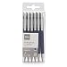 FORAY(R) Tungsten Carbide Retractable Ballpoint Pens, Medium Point, 0.7 mm, Blue Barrel, Blue Ink, Pack Of 12 Pens
