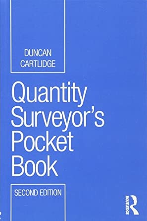 Quantity Surveyor's Pocket Book 2nd Edition book cover