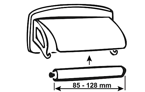 Cornat ruolo di ricambio in plastica con molla