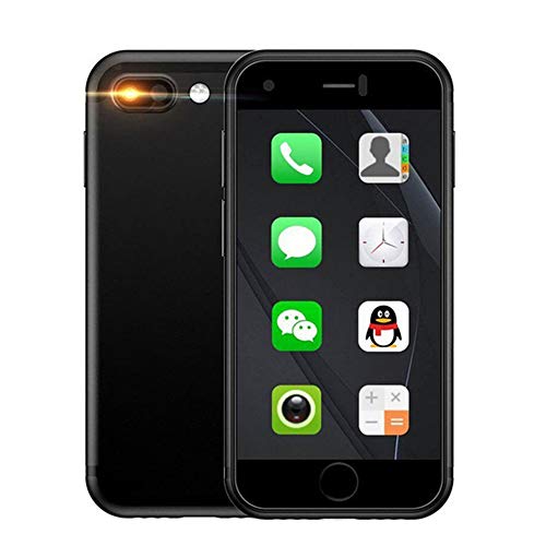 Mini 2,5 Zoll Bildschirm Android Smartphone, MTK6580 Vier Kern 1 GB RAM 8 GB ROM Dual SIM Karten 1100mAh Mobiltelefon,Schwarz