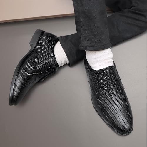 Image of ARAMISH Boy's Genuine Leather Derby Lace Up Formal Shoes