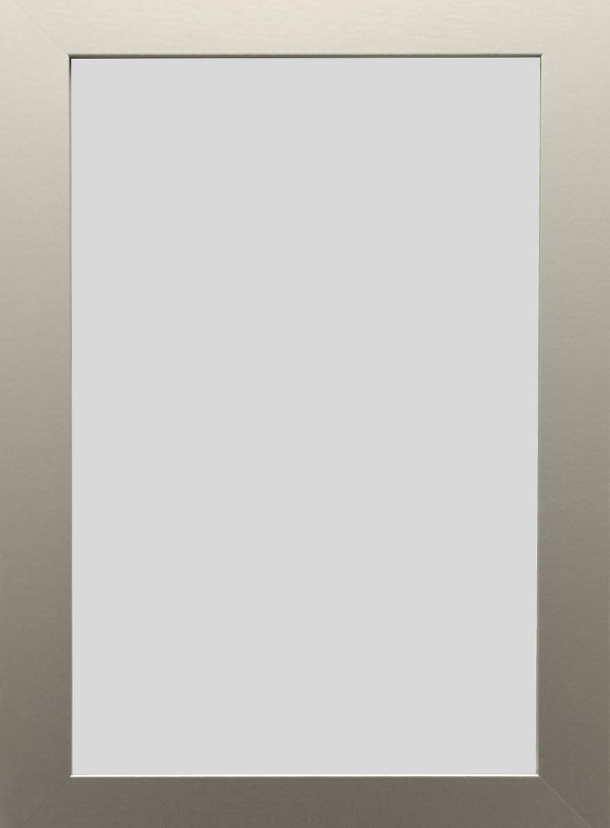 A.i.m Silver A1 A2 A3 A4 A5 A6 Modern Style Mdf Poster/Picture/Photo Frames In Black, White, Oak & Walnut (, A6 (14.8 X 10.5 Cm))