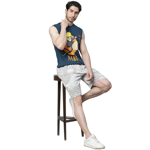 Image of Free Authority Minecraft Printed Loose Fit Grey Cotton Men's T-Shirt
