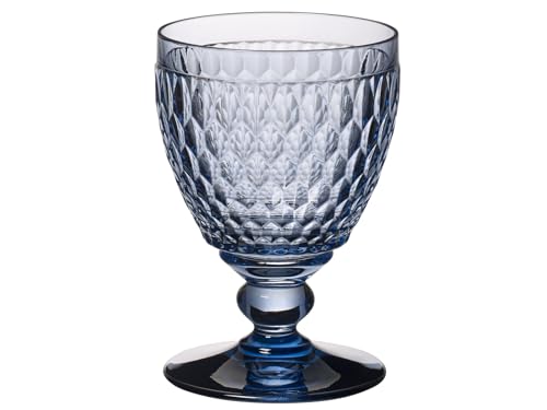 Villeroy & Boch Boston coloured Wasserglas Blue, Kristallglas, 144mm
