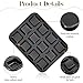 IMengjbang 4 Pack Brownie Pan, 12 Cavity All Edges Square Cupcake Brownie Pans Mini Cake Non-stick Bakeware for Bread Loaf Cake Cookie Oven, Heavy Duty Carbon Steel Mini Muffin Pan