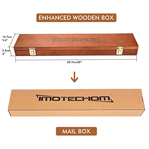 Imotechom 3-Pieces Hss Bowl Gough Lathe Chisel Set Wood Turning Tools With Wooden Box, 1/4-Inches, 3/8-Inches And 1/2-Inches #TOP6