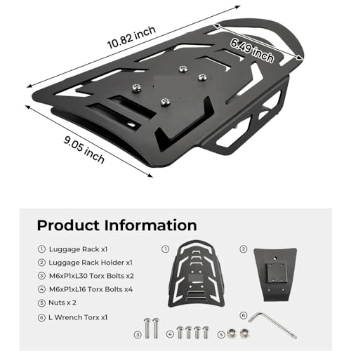 Porte-Bagages Cargo Sportster S à Fixation Stable et Robuste - 3