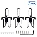 SKOLOO Bicycle Water Bottle Cages, 3 Packs Standard Lightweight Aluminum Cycling Mountain Bike Dirt Bike Bottle Holder Carrier Rack, Black