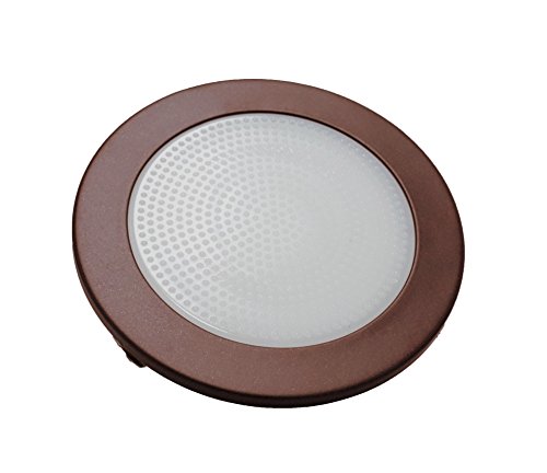 Nicor Lighting 4 Inch Oil-Rubbed Bronze Shower Trim With Glass Albalite Lens, For 4 Inch Housings (19509Ob) #TOP4