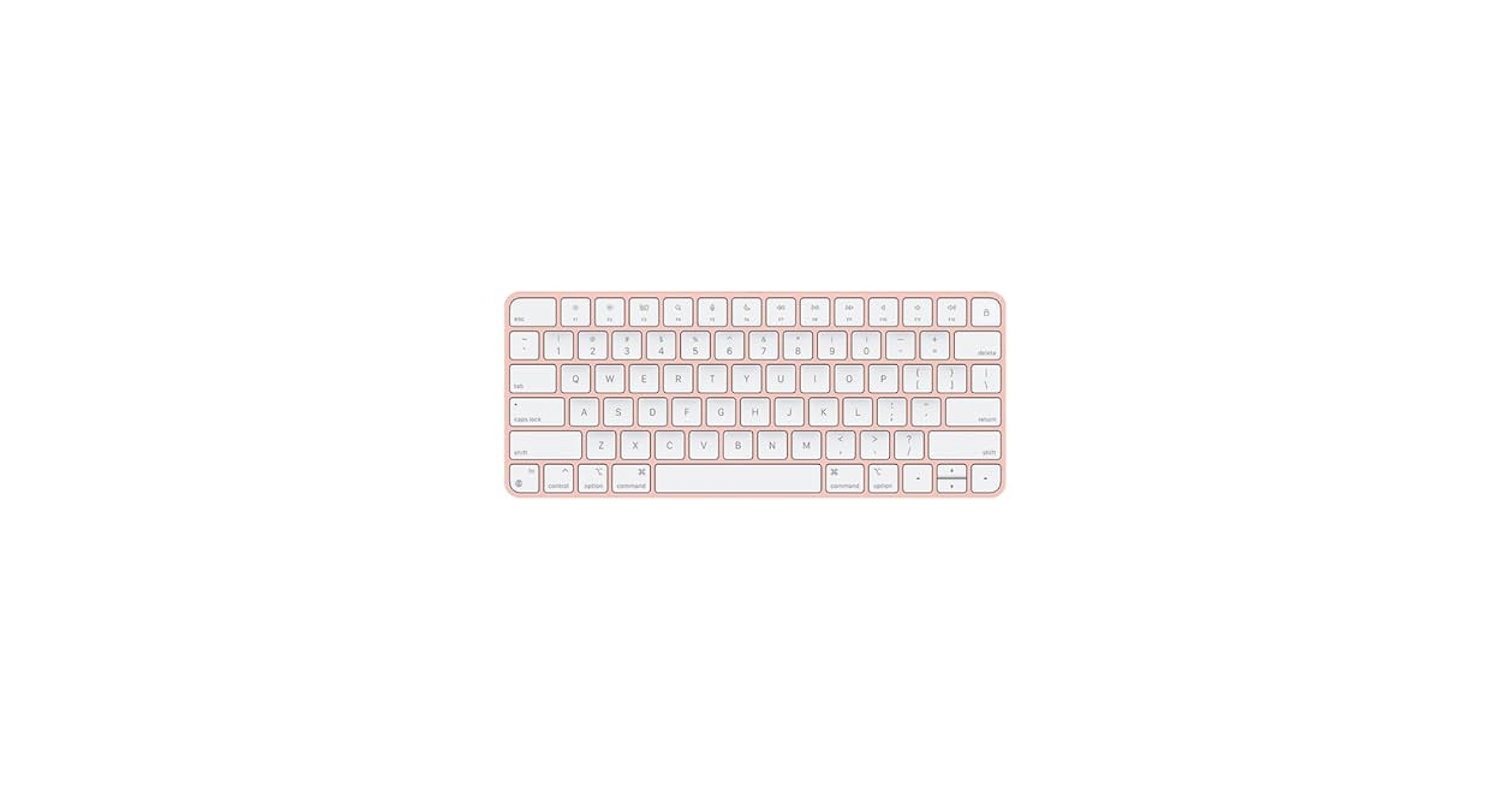 Amazon.com: Apple Magic Keyboard (QWERTY English) Pink