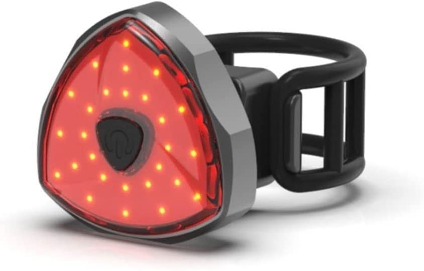 ARTSZY Tylne światło rowerowe z akumulatorem USB, inteligentne tylne światła indukcyjne, wodoodporne tylne światła LED z czujnikiem hamowania, do jazdy nocnej, przygód na świeżym powietrzu lub wyciecz