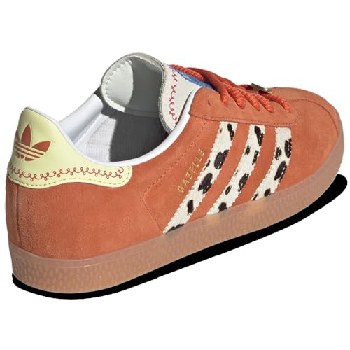 Adidas Originals Gazelle - Boys' Grade School (JI0073, Orange/White/Gum)3