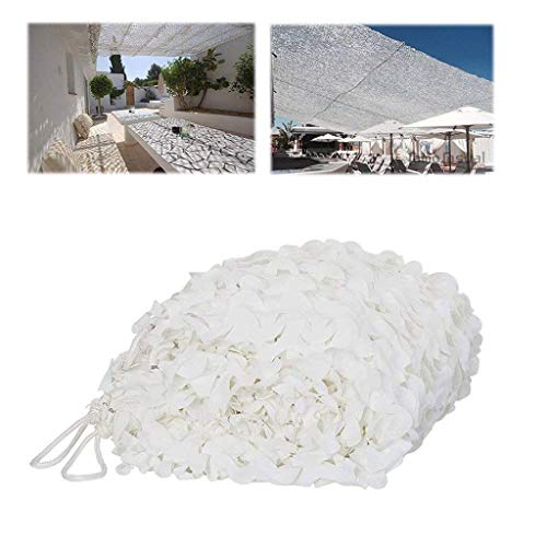 Filet de camouflage 150D pare-soleil blanc pour terrasse