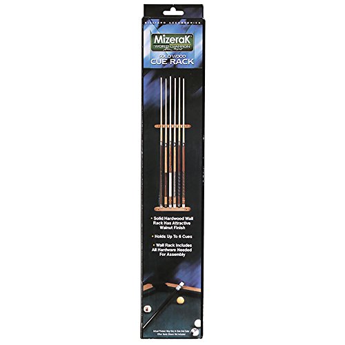 Mizerak Pool Cue Wall Rack