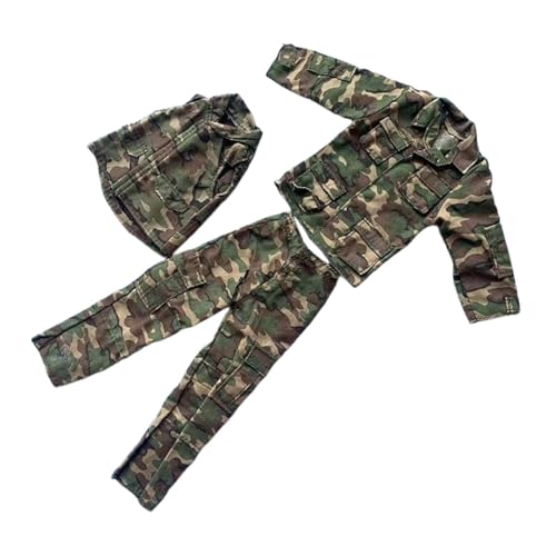 FashionCha Figura de Acción Masculina a Escala 1/6, Ropa de Moda en Miniatura para Hombre de 12 Pulgadas