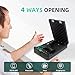 KENRONE Smart Safe Box,Fingerprint Gun Safe with Password Key and Tuya App Unlocking,Portable Case Suitable for Car,Travel