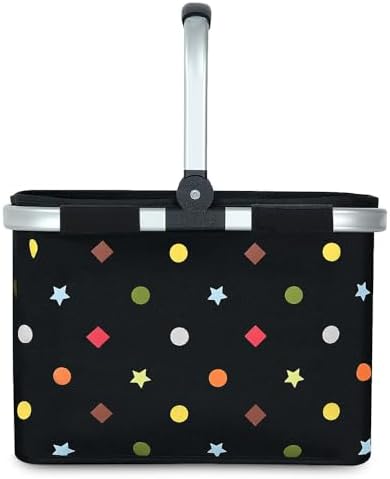 Diurwur®30L Einkaufstasche Familie Tragekorb Faltbar Einkaufskorb Groß Picknickkorb Klappkorb Reisetasche Personalisierter Einkaufen Korb mit Gepolsterten Griffen - ideal für Reise