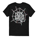 Marvel - Deck The Walls - Youth Short Sleeve Graphic T-Shirt - Size Small Black