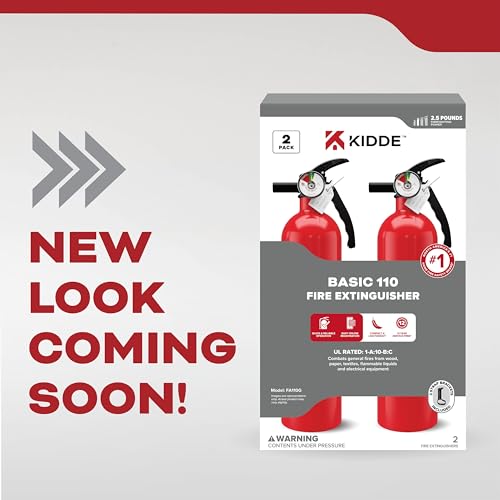 Foto de Kidde Extintor multiusos para el hogar, oficina, dormitorio, residencial, 1A10BC, paquete de 2 (imagen 10)