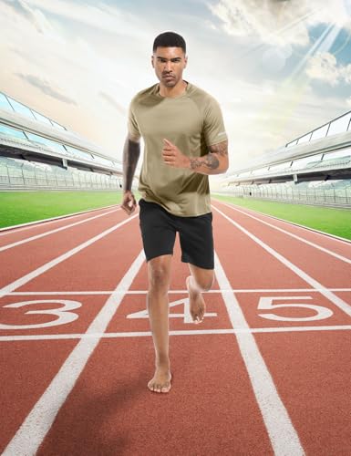 Image of Boyzn 1 or 3 Pack Men's Workout Running Shirts, Dry Fit Moisture Wicking T-Shirts, Sports Gym Athletic Short Sleeve Shirts