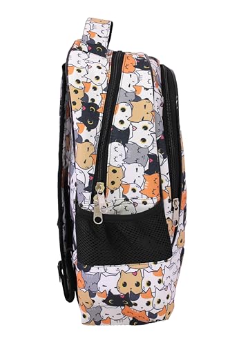 Mochila Infantil LS Gatinhos Com 4 Divisões - MO3194