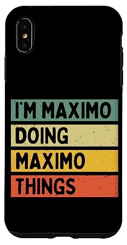 I'm Maximo Doing Maximo Things �ʔ������� �X�}�z�P�[�X iPhone XS Max �p