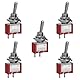 Heschen Miniatur-Kippschalter, MTS-101, ON-OFF, SPST, 2-polig, 2A 250V, 5A 120V, 5 Stück