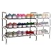 Price comparison product image 1ABOVE 3 Tier Extendable Shoe Rack, Heavy duty Metal Shoe Rack, Shoe Storage, Quick Assembly No Tools Required, Holds up to 15 pairs (WHITE)