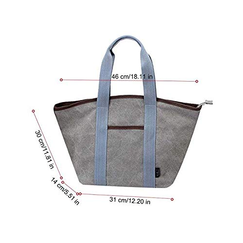 Sac à dos grande capacité en toile robuste style simple