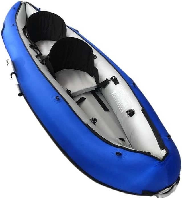 Inflatable Boat Inflatable Kayak Boat Portable Canoe with Oars Pump Person Water Sport Kayak Gonflable (Color : S-1) (S 1)