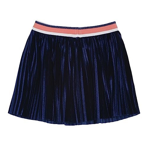 Image of miniklub Baby Knee Length Woven Cotton Skirt (Blue Color)