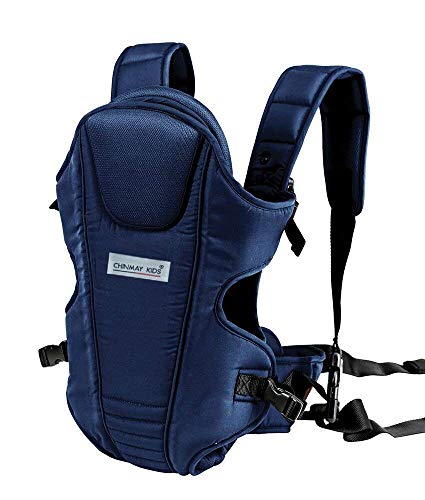 Ineffable Baby Carrier Bag in 3-in-1 Ergonomic Adjustable Sling Kangaroo Design with Carrying Basket for Front & Back Use for Infant Child and Mother Travel - 0 to 2 Year (Blue)