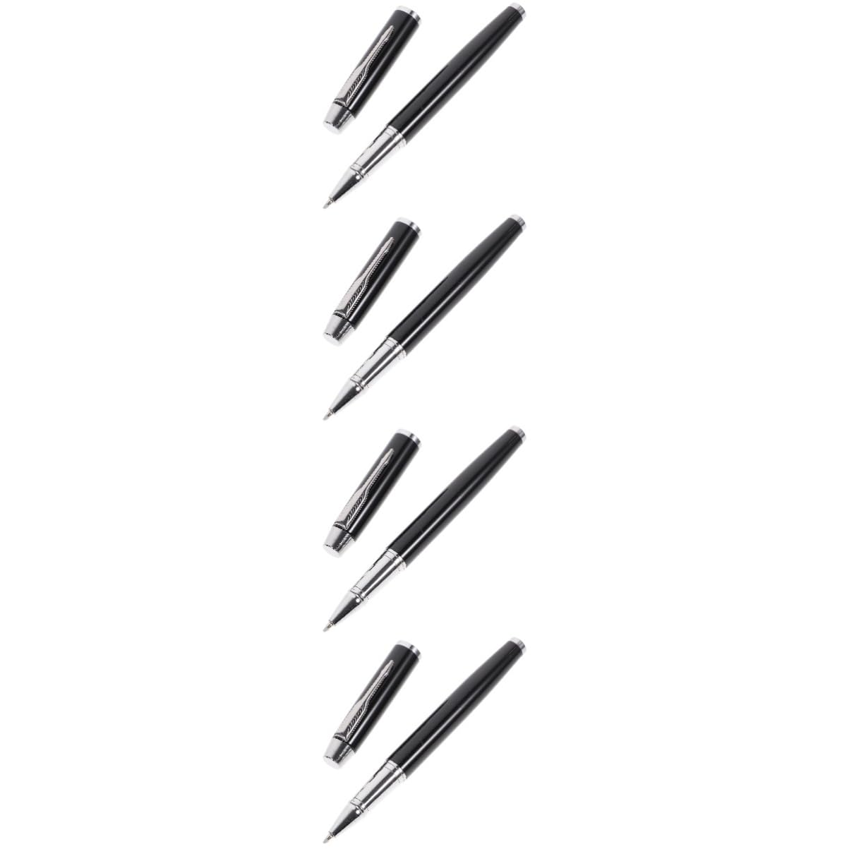 Housoutil 4 Set Scatole Metalliche per Penne Custodia Piccola Rettangolare Metallo per Confezioni e Organizzazione Ufficio