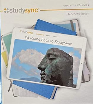 Hardcover StudySync, Teacher's Edition Grade 7 Volume 2, c. 2020 9781949739312, 1949739317 Book