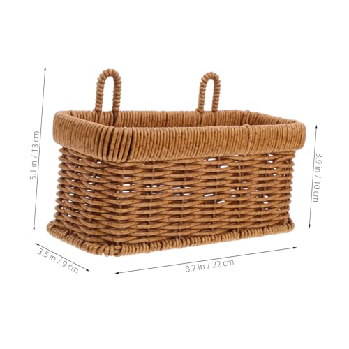 Paniers suspendus en rotin lot de 3 pour décoration murale