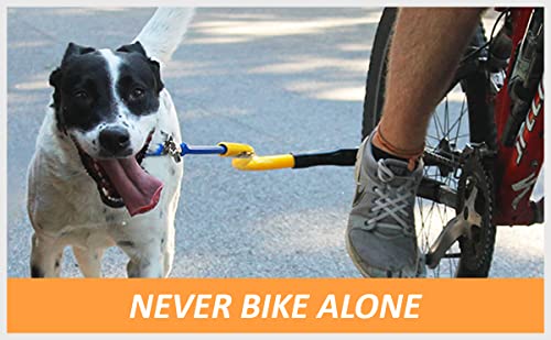 Best Dog Bike Leash (Yellow)