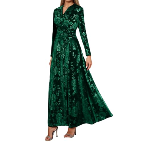 Robe en velours tenue de soirée chic ou style décontracté de tous les jours