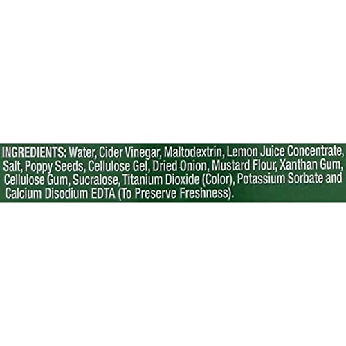 Skinnygirl Sugar Free Gluten Free Salad Dressing, Poppyseed, 8 Ounce