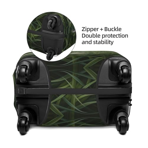 Grass And Dove Print Luggage Suitcase Cover Protector Luggage Washable Covers With Concealed Zipper4